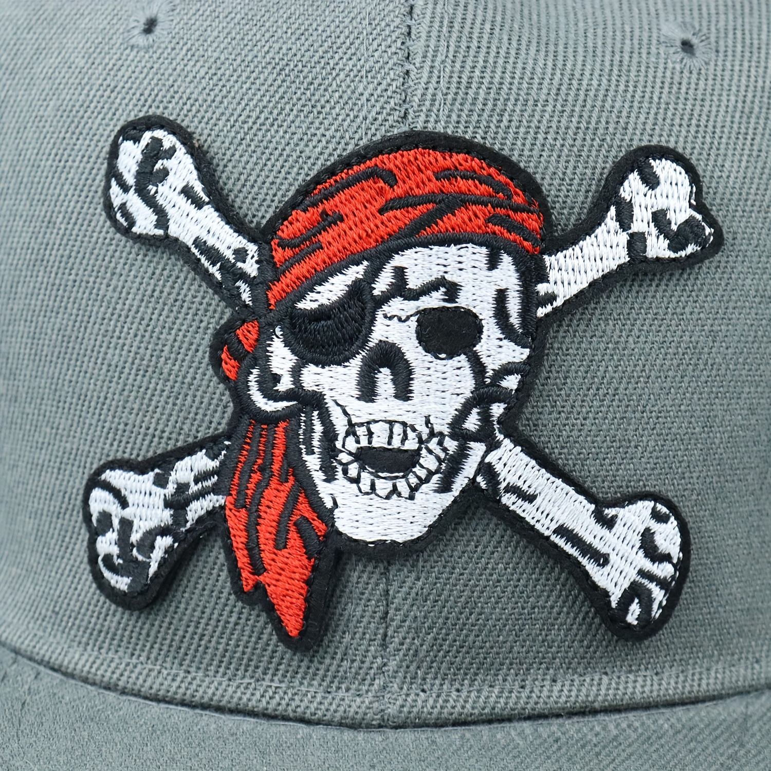 tilgomedal Snapback Hats for Men Skull Embroidery Adjustable Solid Flat Bill Hat Unisex Baseball Caps