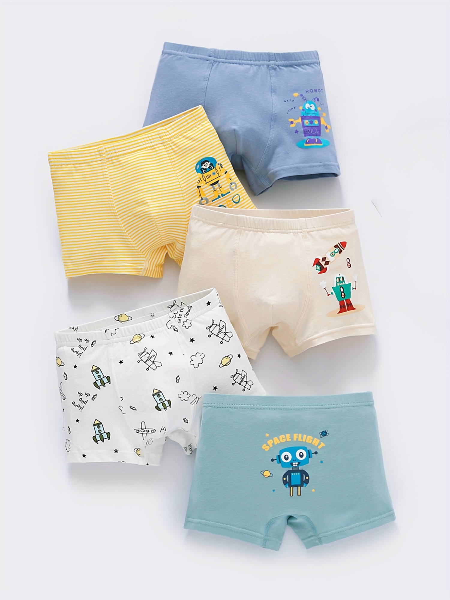 Taxzode Boys Boxer Briefs Shorts Cotton Baby Toddler Underwear for
