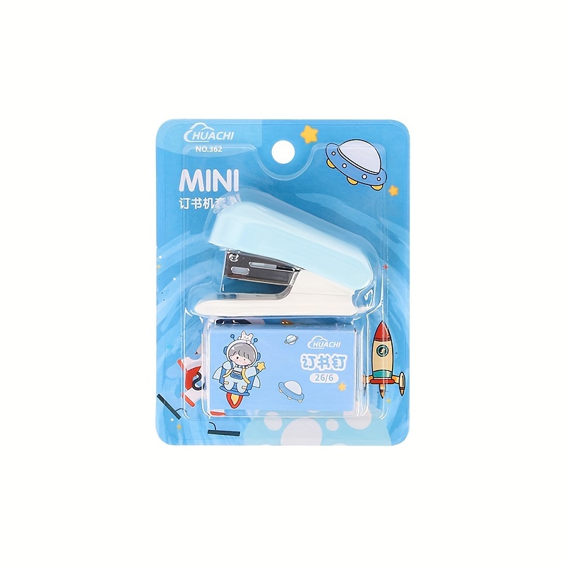 Cute Mini Stapler Set Morandi Color Morandi Color Stapler - Temu