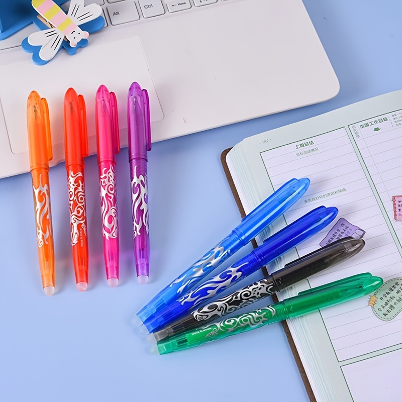 Multi color Erasable Gel Pen Kawaii Pens Student Writing - Temu