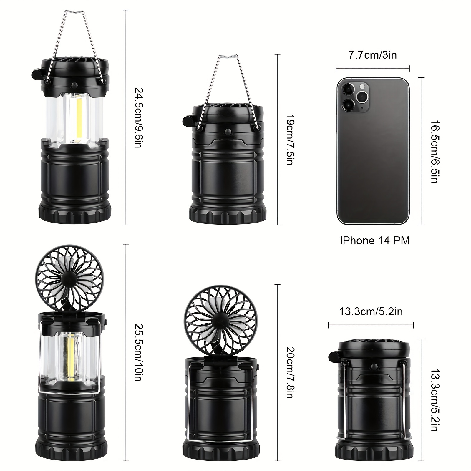 Portable Led Camping Lantern With Ceiling Fan - Hurricane Emergency Camping  Essentials Camping Gear Camping Accessories Battery Powered Fan Camping  Lantern Tent Fans For Camping Camping Fans For Tents - Temu