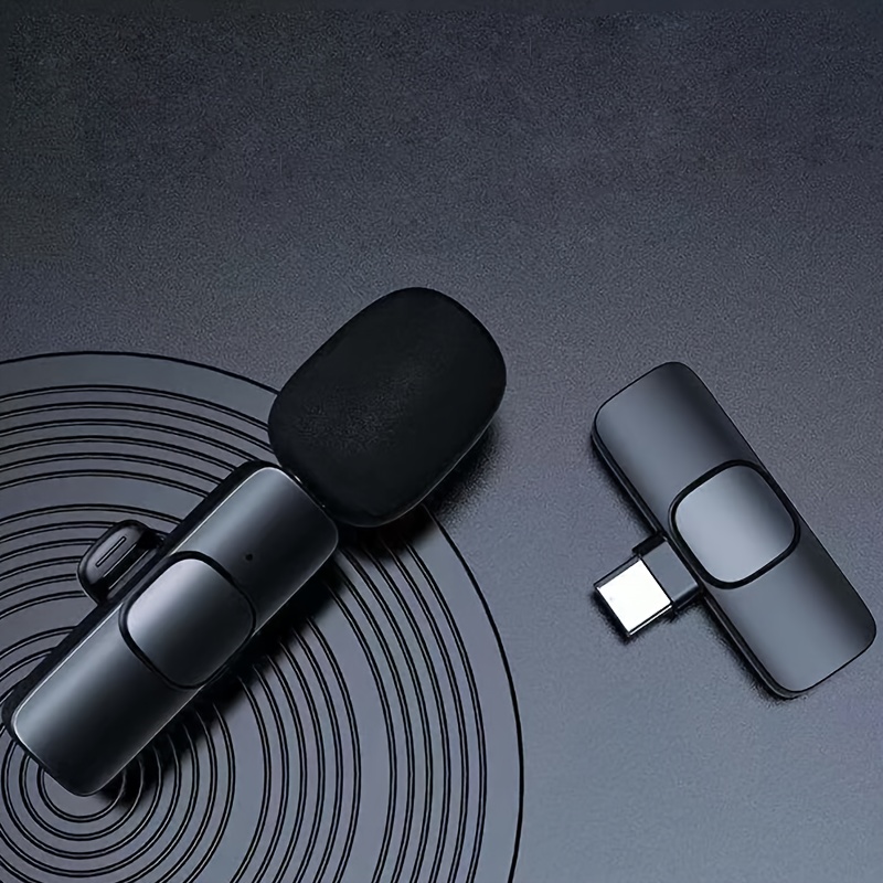 Micro-cravate sans fil 2,4 GHz Mini Lavalier pour iPhone Android