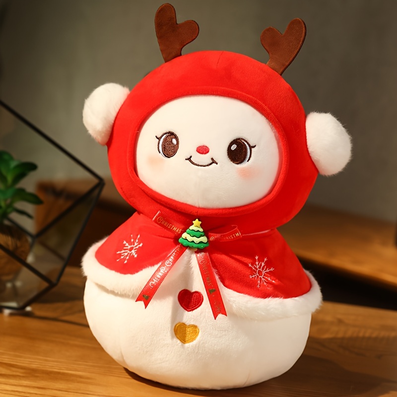 30cm New Christmas Tree Plush Toy Soft Cute Dog Inside Creative