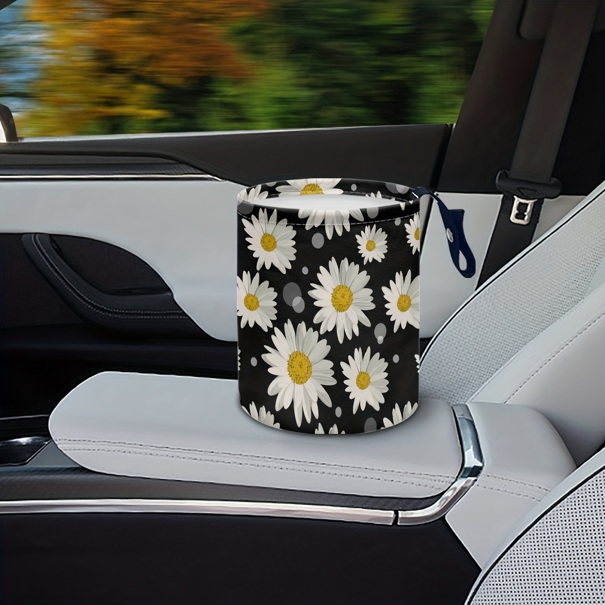 1pc poubelle voiture daisy poubelle poubelle cuisine en Temu