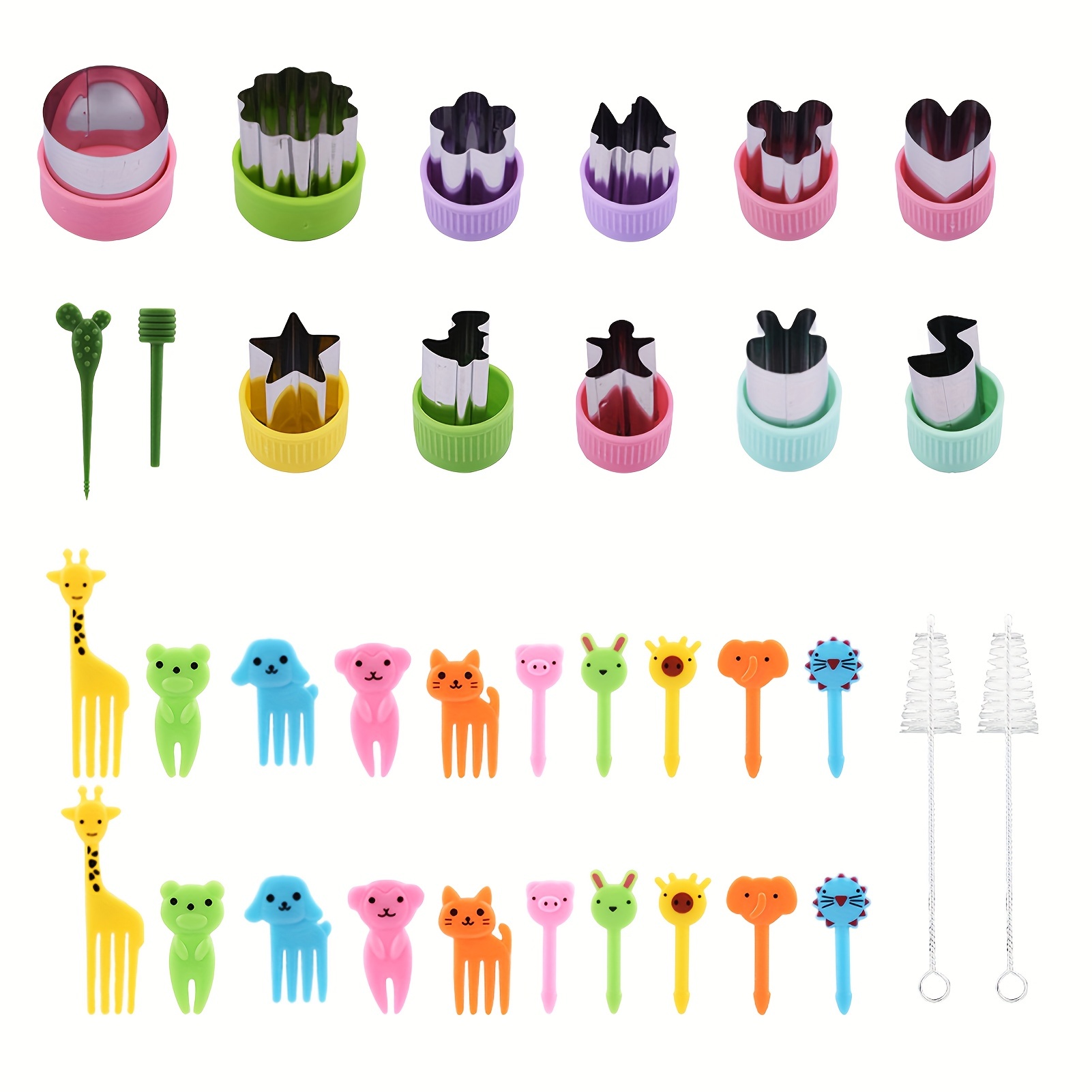 Vegetable Cutter Shapes, Stainless Steel Sandwich Cutter, Creative Cake  Mode, Diy Baking Tool, Cutters Set, Rustproof Vegetable Kawaii Shape  Stainless Steel Mini Cutter, Cute Shaped Vegetable Fruit Cutter With Fruit  Picks, Kitchen