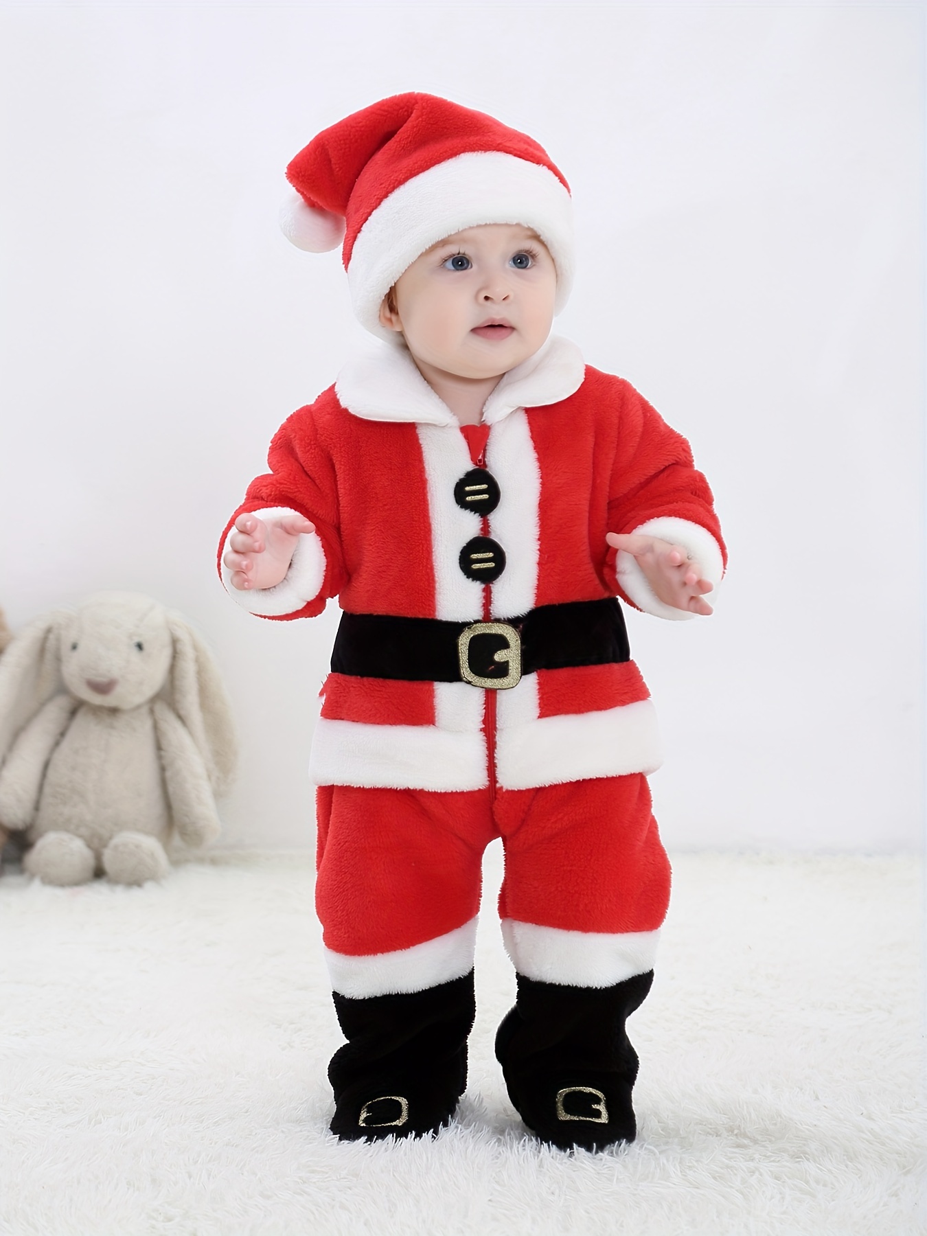 Christmas Party Cute Costume Toddler Baby's Santa Claus - Temu