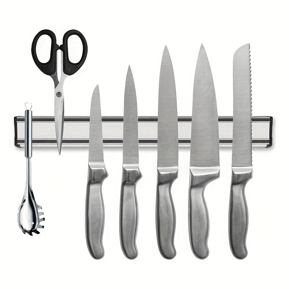 Soporte y soporte para cuchillos de acero inoxidable 304, bloque de  cuchillos Universal moderno, organizador de utensilios de cocina para  encimera - AliExpress, soporte cuchillos cocina 