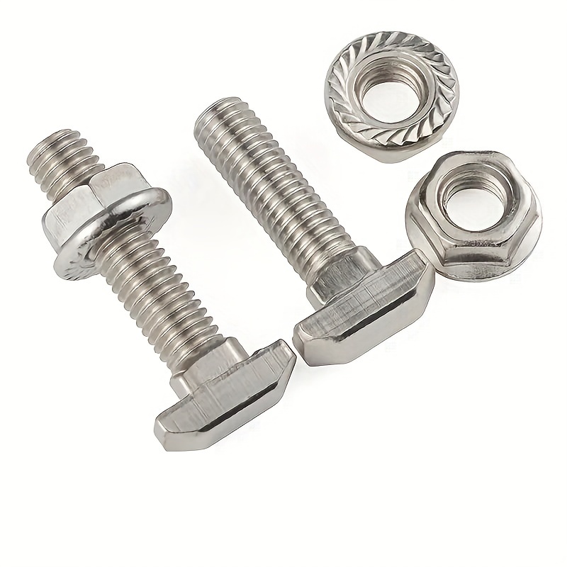 Miniature Hex Head Screws, Nuts, and Washers Set - Copper