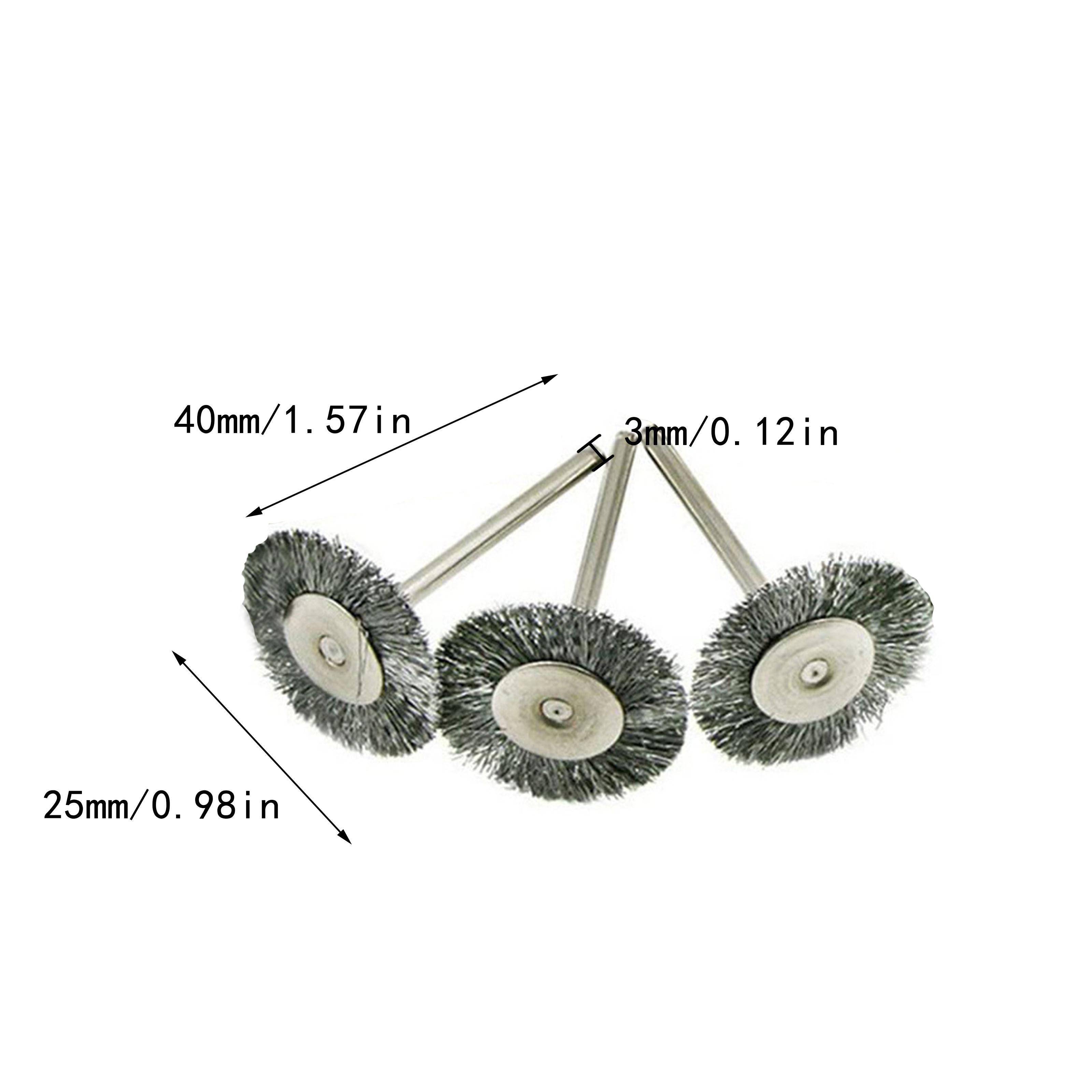 Wheel Brush D125mm x W29-31 x 40 Bore Set 2 Steel Wire 0.30 – PAM Ties  Limited