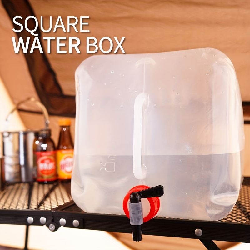 Portable Square Plastic Bucket, Plastic Drinking Bucket