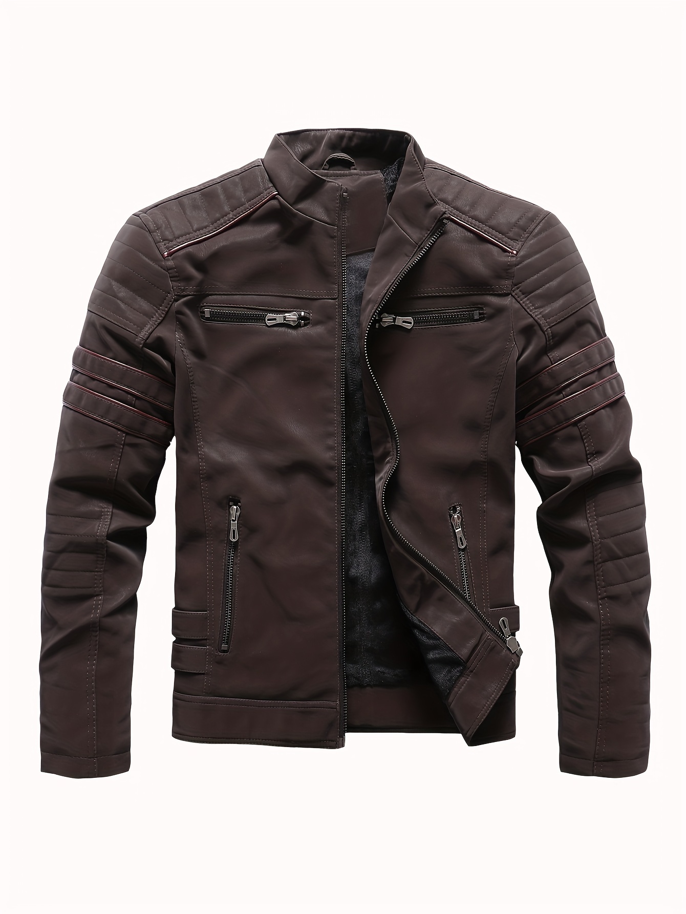 No collar hot sale jacket mens