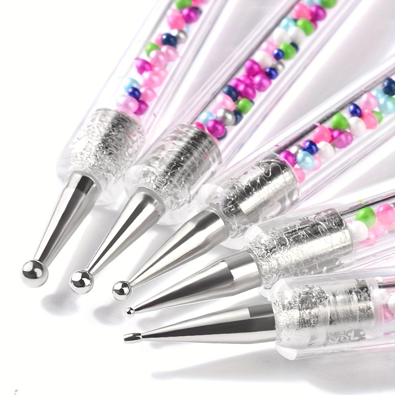 

5pcs Art Dotting Pen Set Lalic - -ended, & For Uv Gel , -to-use Embossing For