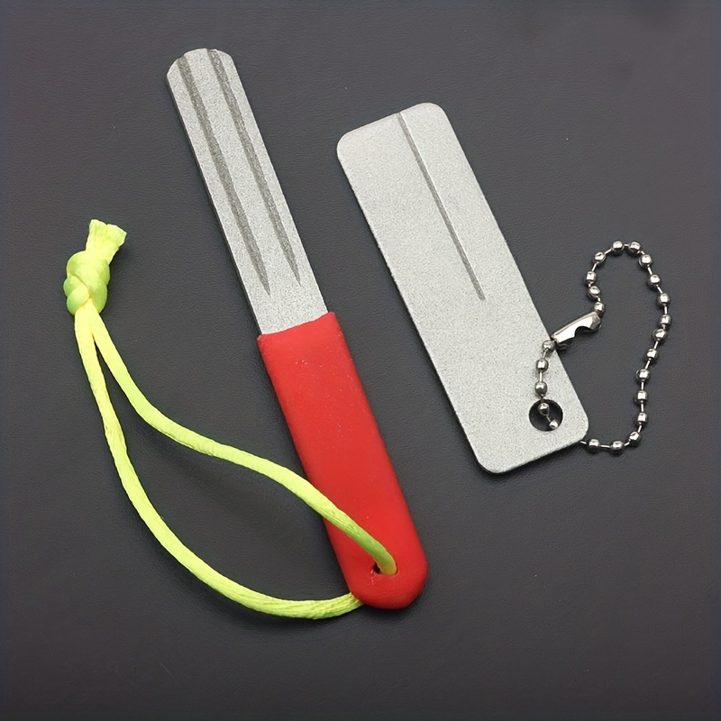 Portable Outdoor Double Groove Fishing Hook Sharpening Hone New Fishing  Grinding Hook Sharpener Tool Fish Accessories