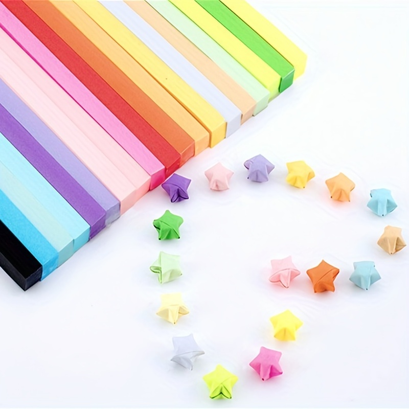 Origami Star Paper Strips, Double Sided, 15 Colors (2400 Sheets) –  BrightCreationsOfficial