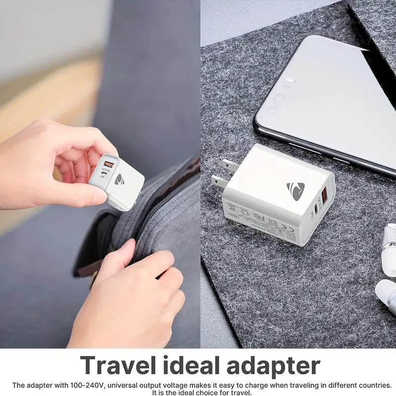 Enchufe USB, paquete de 2 cargadores de pared USB de 15 W, 3 puertos,  Amoner 2023, bloque de cargador USB actualizado, adaptador para iPhone 14,  13