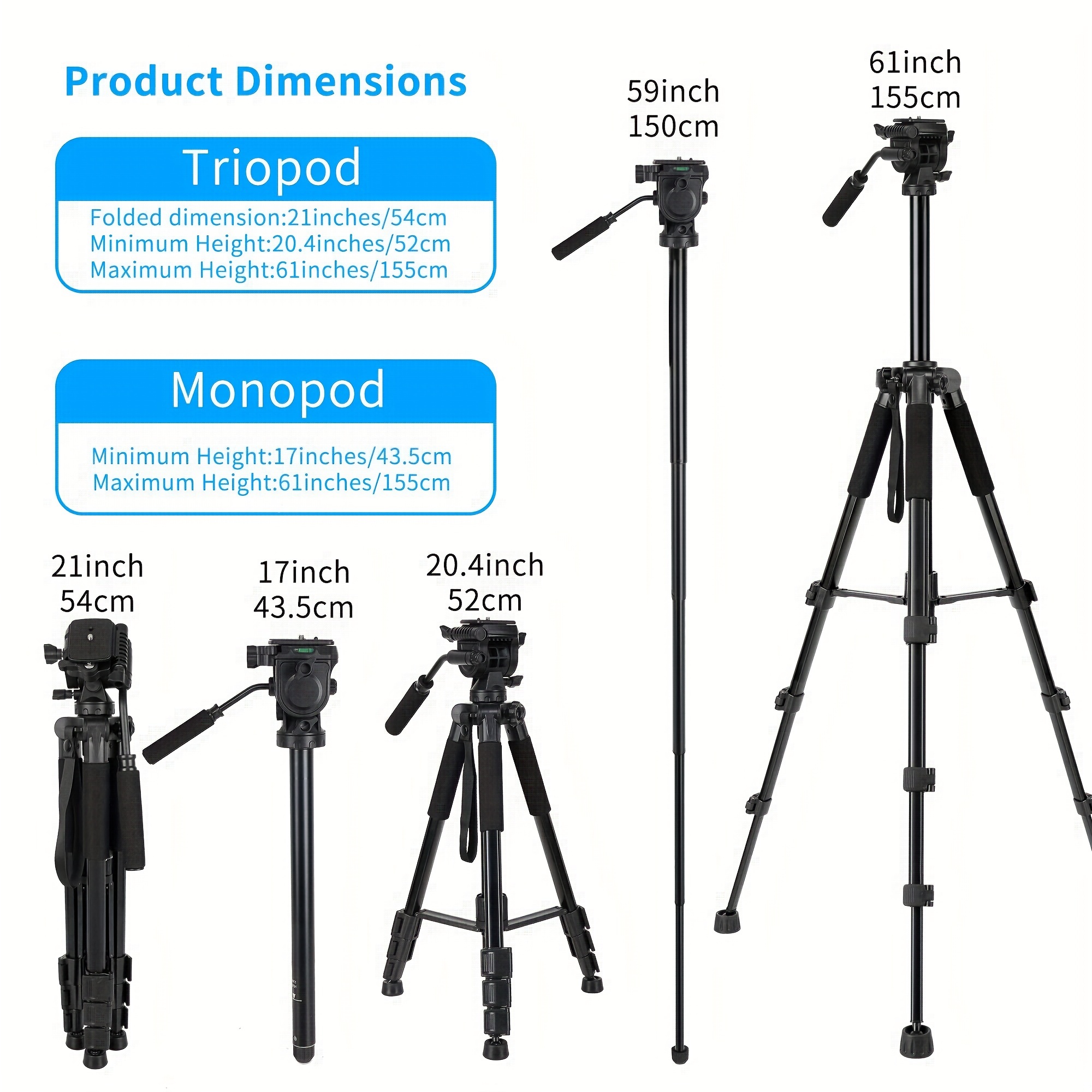 Tripod Stand Height Adjustable Floor Tablet Tripod Stand for iPad Mini iPad  Air