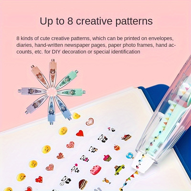 1pc Cute Kawaii Mechanical Design Correction Tape Perfect For