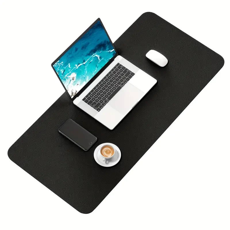 Desk Protector Blotter Pad on Top of Desks PU Leather Office Desk Writing  Mat Computer Laptop Gaming Under Keyboard Mouse Pad Desk Decor Accessories