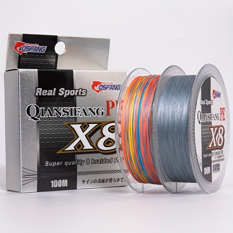 Color 8 Braided Pe Wire High Quality Silk Horse Fishing - Temu