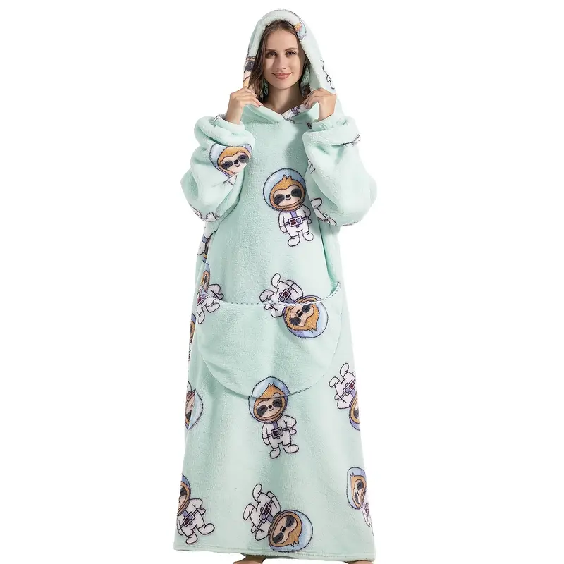 coperta indossabile natalizia, coperta in felpa oversize per adulti donne  uomini, regalo, coperta sherpa accogliente e pelosa del 2024 a $43.99