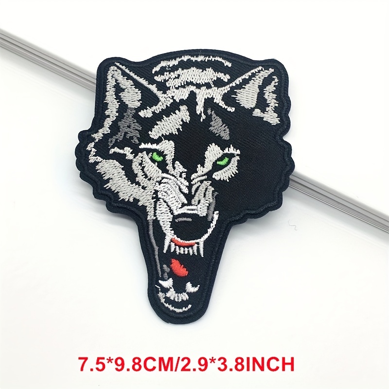 Black Punk Patches For Clothing Embroidery Stripes - Temu