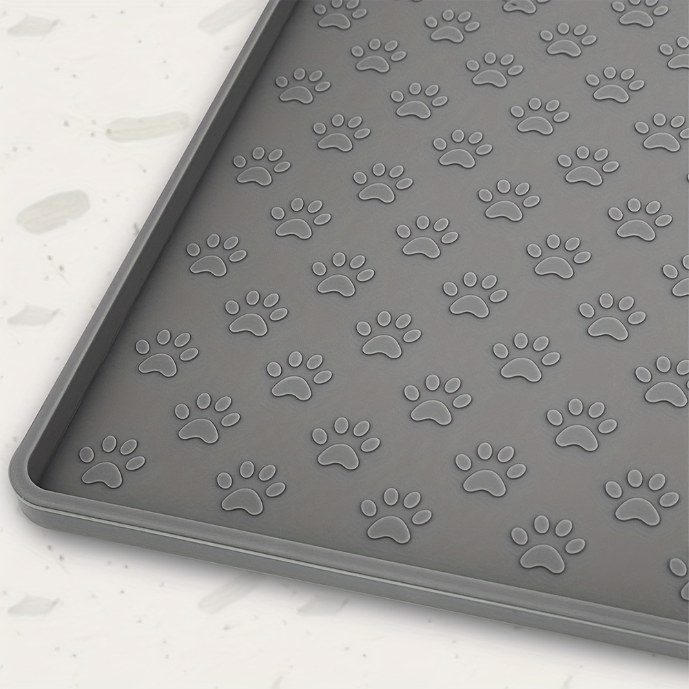 Personalized Pet Dog Feeder Pad Waterproof Dogs Bowl Mat Free Name Print Water  Mats Easy Clean
