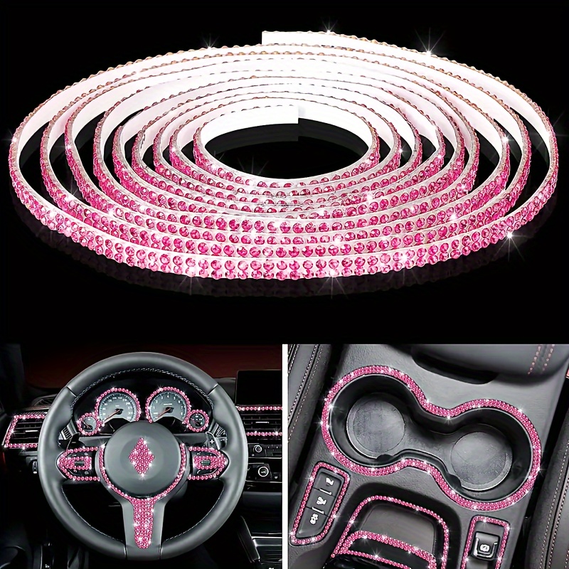 Bling Car Trim Self Adhesive Car Interior Exterior - Temu