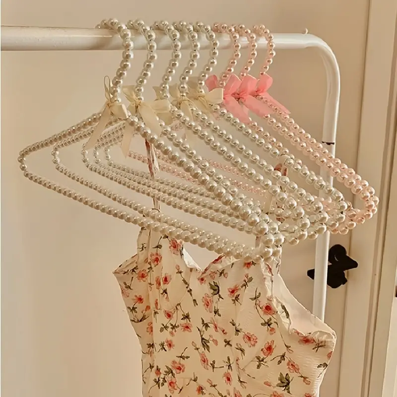 Portable Kid Clothes Hangers - Bow-knot Design, Clothes Drying Rack For Children  Clothes, Plastic Baby Hangers - Temu