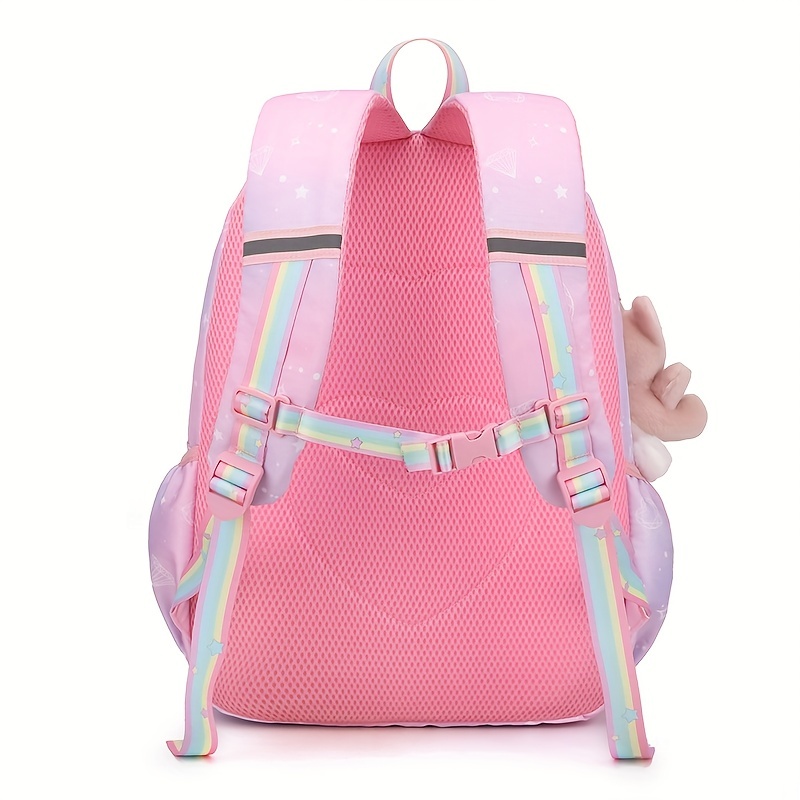 mochila de niña de jardín de infancia mochila 3-8 años de edad clase lindo  ligero cresta protección ultra-ligero mochila