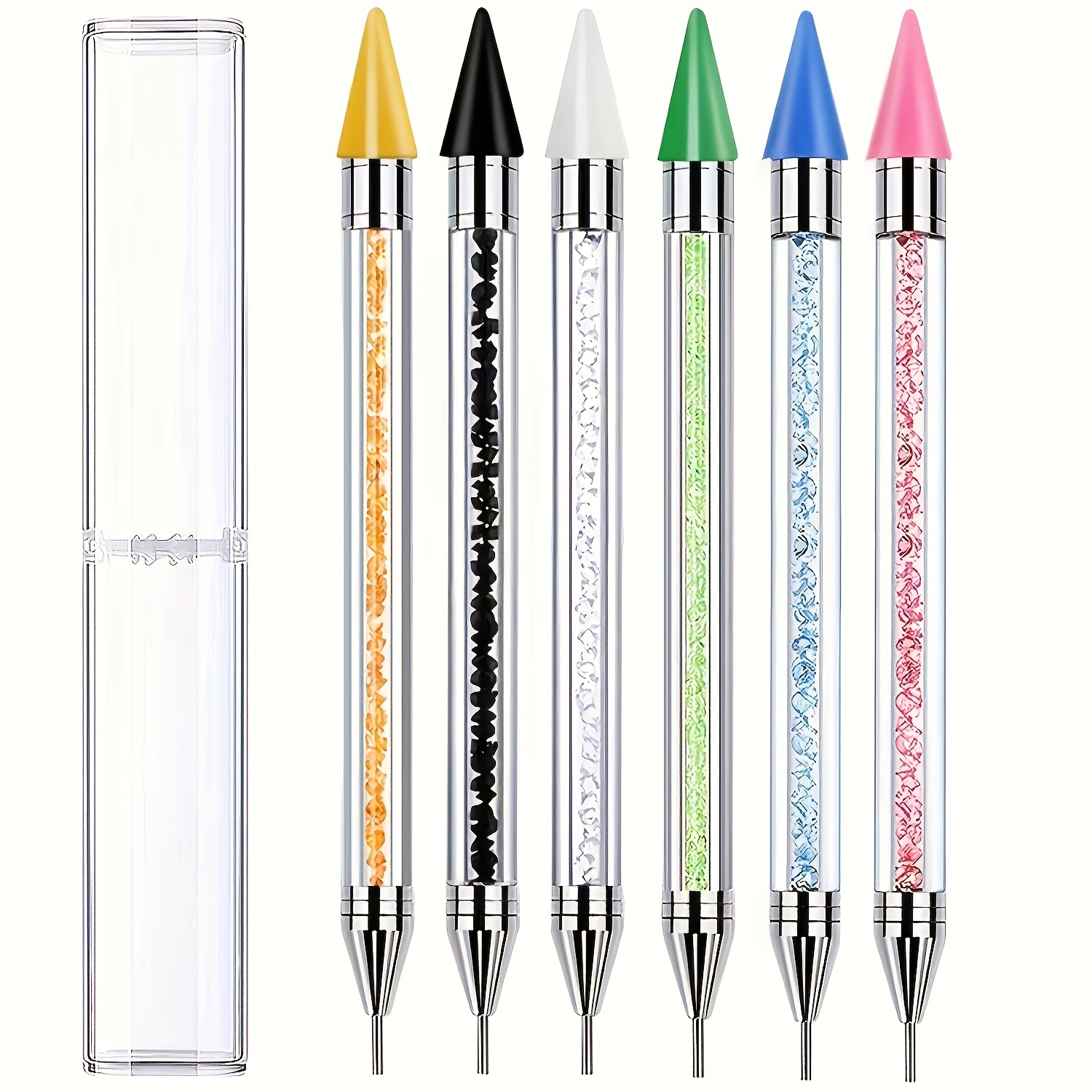 Nail Art Pen Nail Rhinestone Crayon Rhinestone Picker - Temu Japan