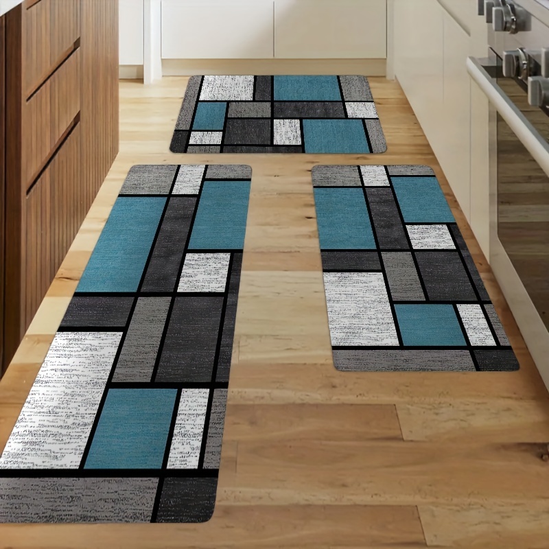 Geometric Pattern Kitchen Rugs, Absorbent Non Slip Cushioned Rugs, Stain  Resistant Waterproof Long Strip Floor Mat, Comfort Standing Mats, Living  Room Bedroom Bathroom Kitchen Sink Laundry Office Area Rugs Runner, Home  Decor 