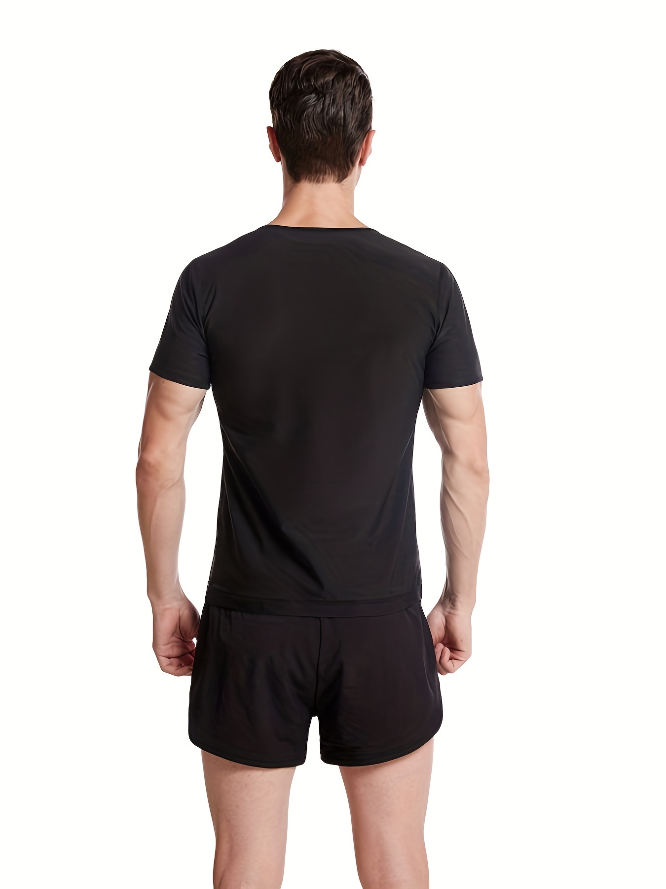 Men's Sauna Suit Shirt Heat Trapping Sweat Compression Vest - Temu Canada