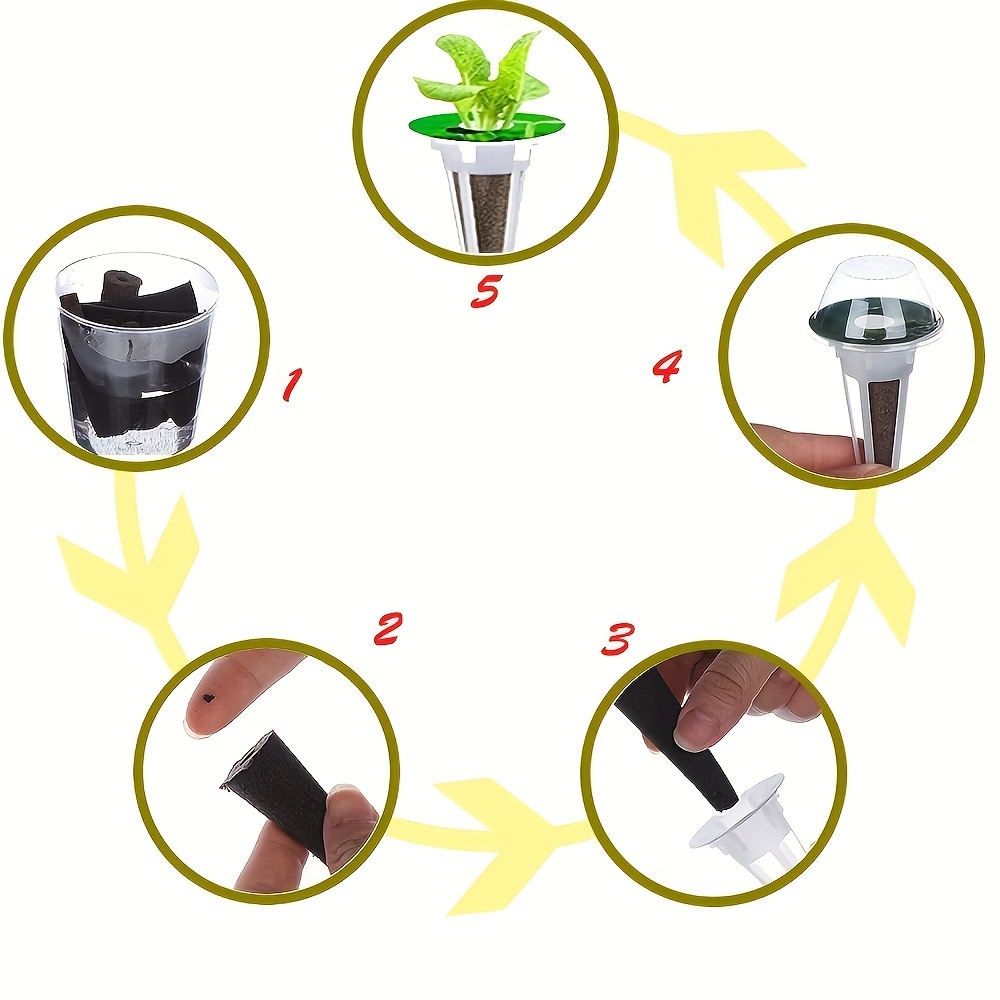 Kit d'accessoires de jardin hydroponique, paniers de culture, couvercles  isolants transparents, éponges de culture de plantes pour système de culture  hydroponique – les meilleurs produits dans la boutique en ligne Joom Geek