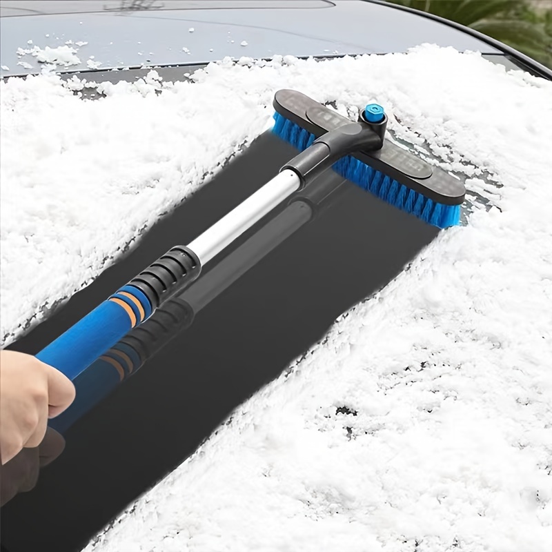 Car Mounted Ice Snow Brush Ice Scraper Snow Brush Foldable - Temu