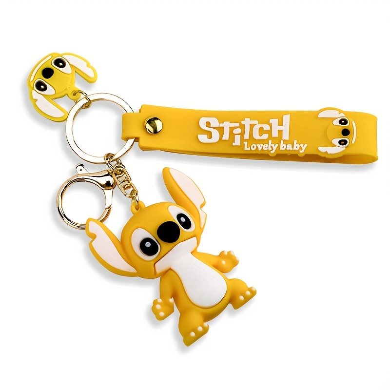 Stitch Keychain, Disney Keychain, Keychain, Bag Charm, Silicone Beaded  Keychain, Beaded Keychain, Cute Keychain, Lilo and Stitch Keychain