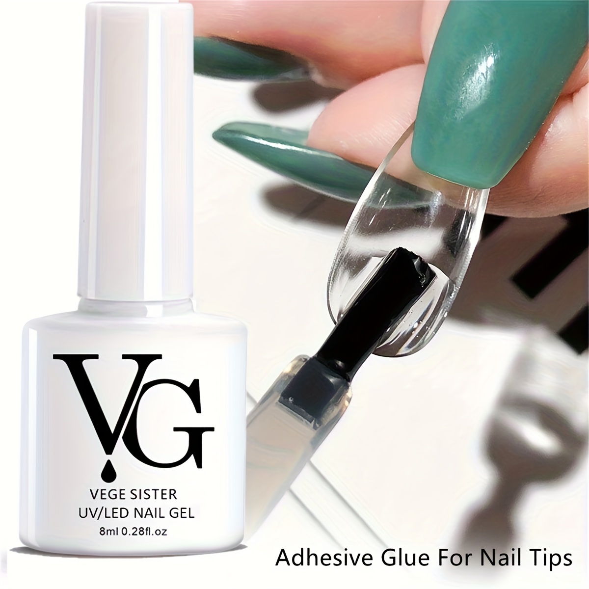 Uv Adhesive Gel Glue False Nails Nail Art Manicure Tools 3 - Temu