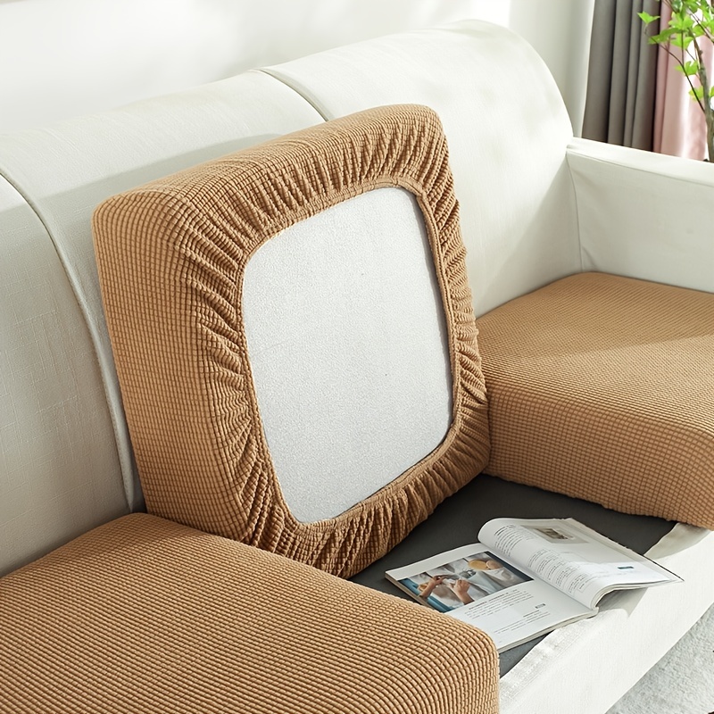 Solid Color Stretchable Slipcover Non slip Elastic Sofa - Temu Austria