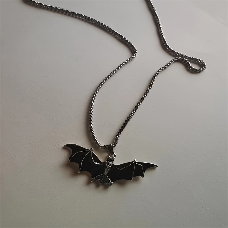 Bat Collar Enamel Pin Goth Witch Brooch Gift Lapel Collar Pin
