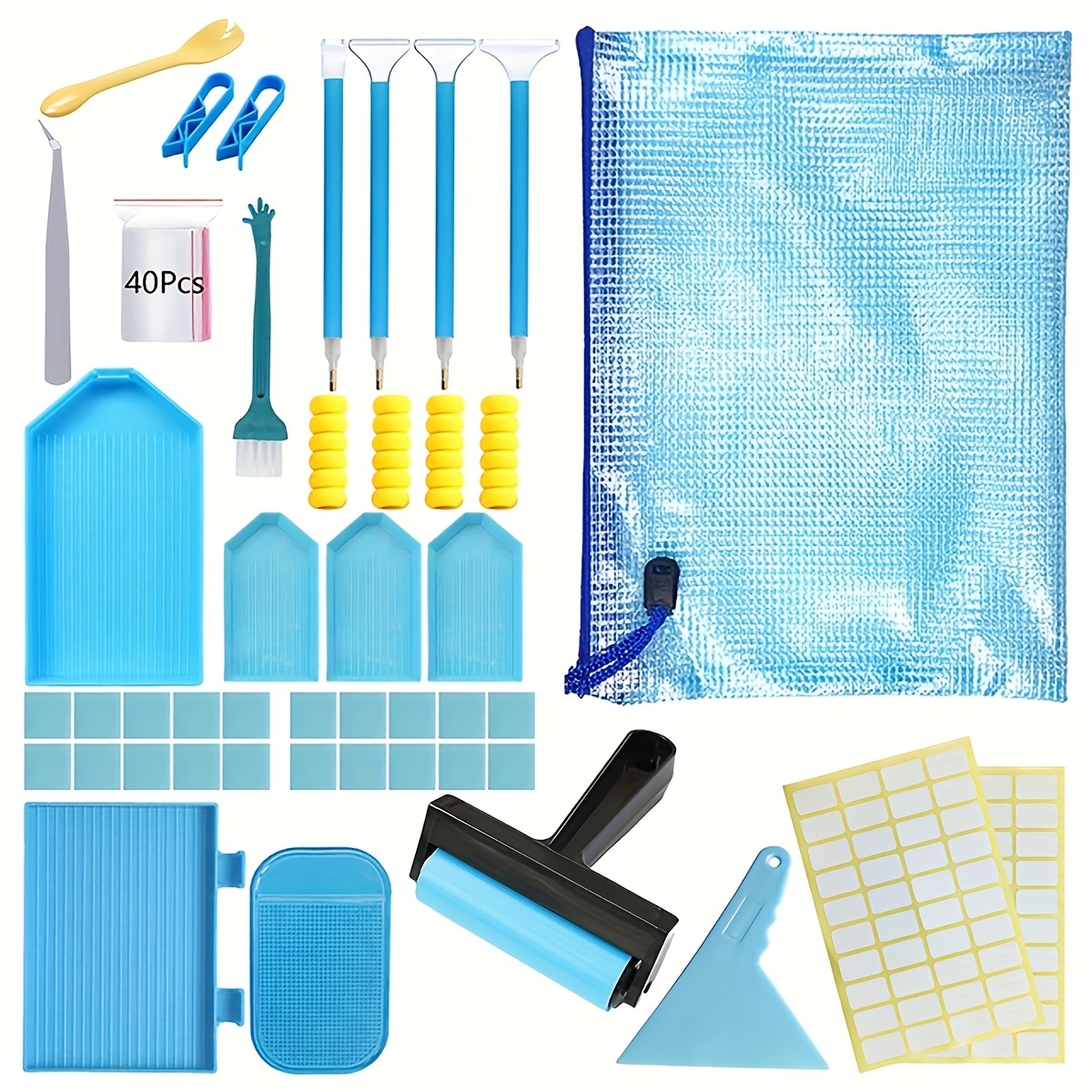 45pcs Diamond Painting Tool Kit Set