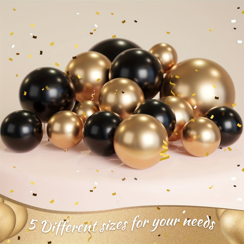 mini gold balloons