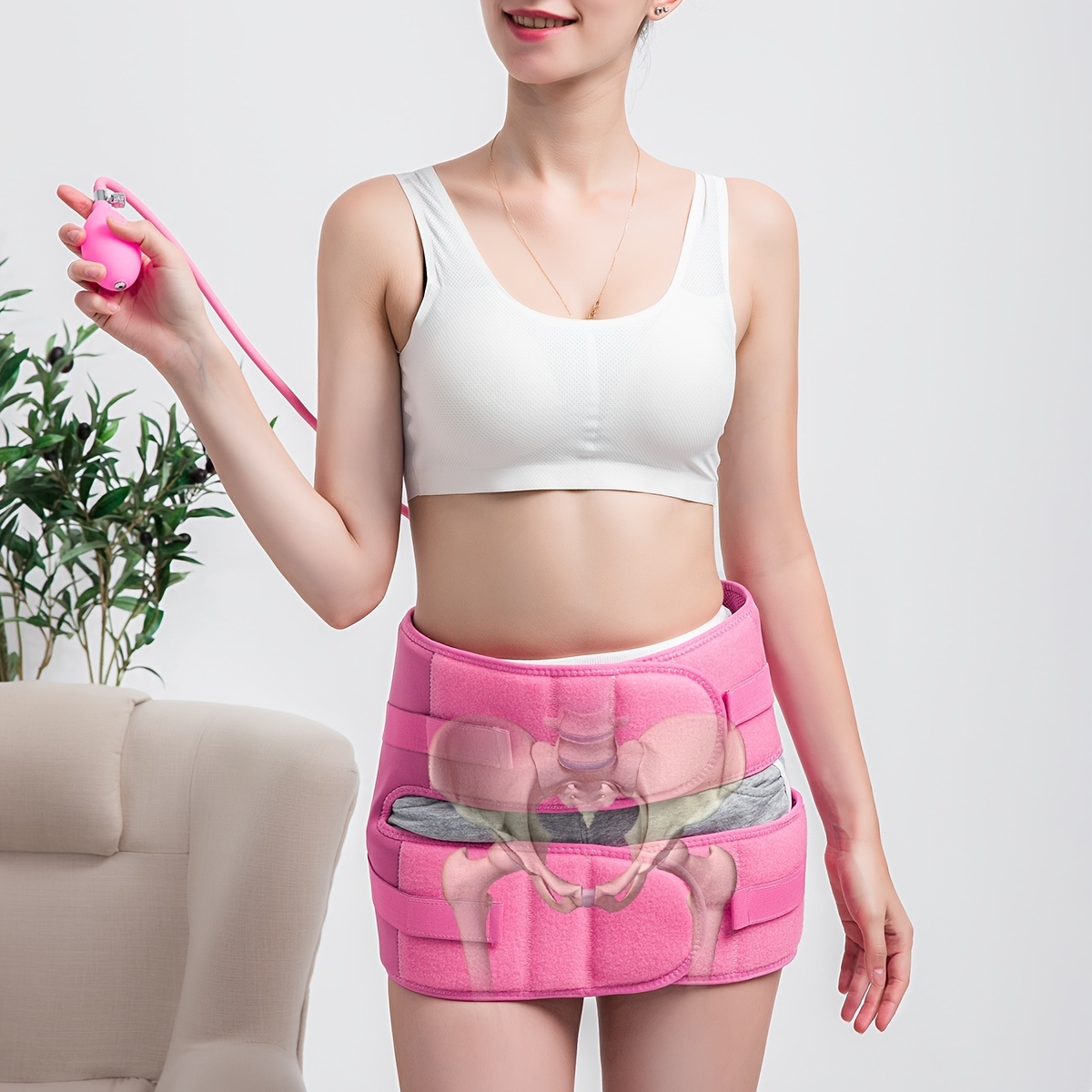 Pelvic Cushion Postpartum Pelvic Forward Vibration Airbag Body