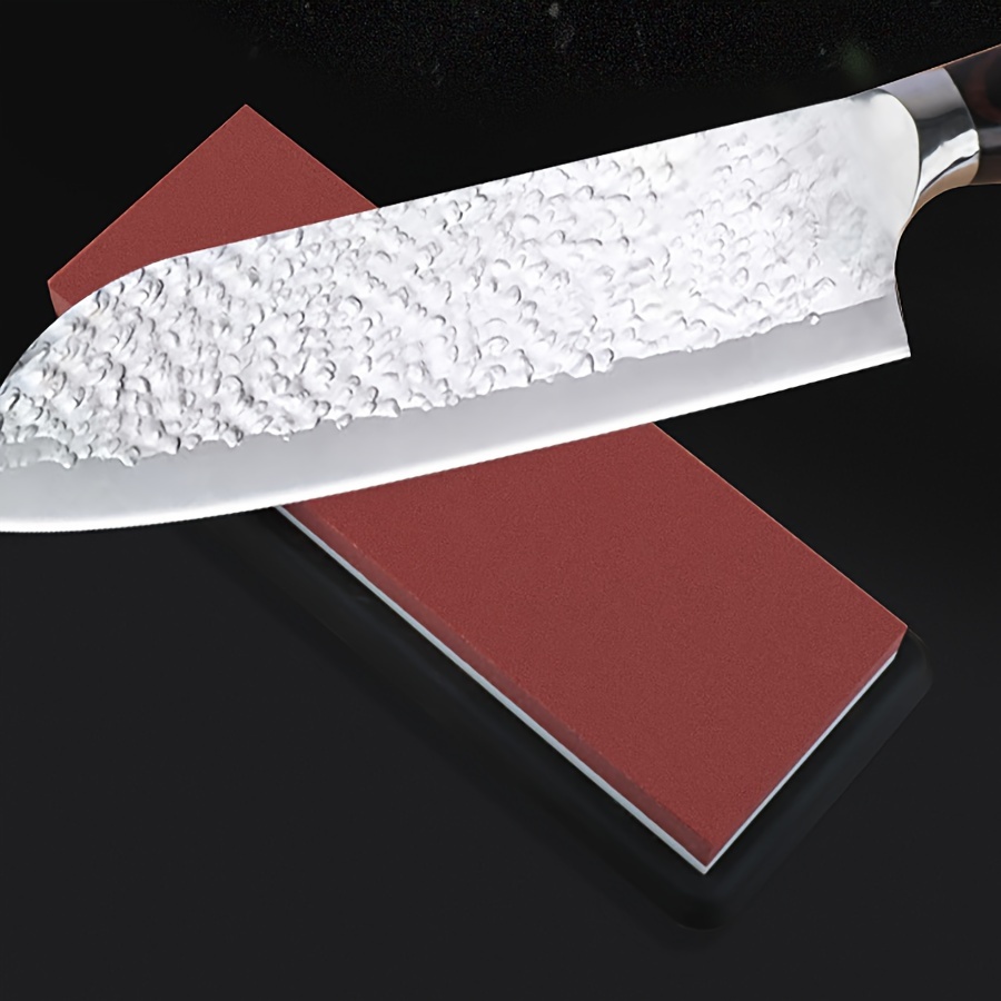 Kit de piedra para afilar cuchillos, 3000/8000 granos, kit de piedra de  doble cara para afilar y moler, base antideslizante y guía de ángulo para