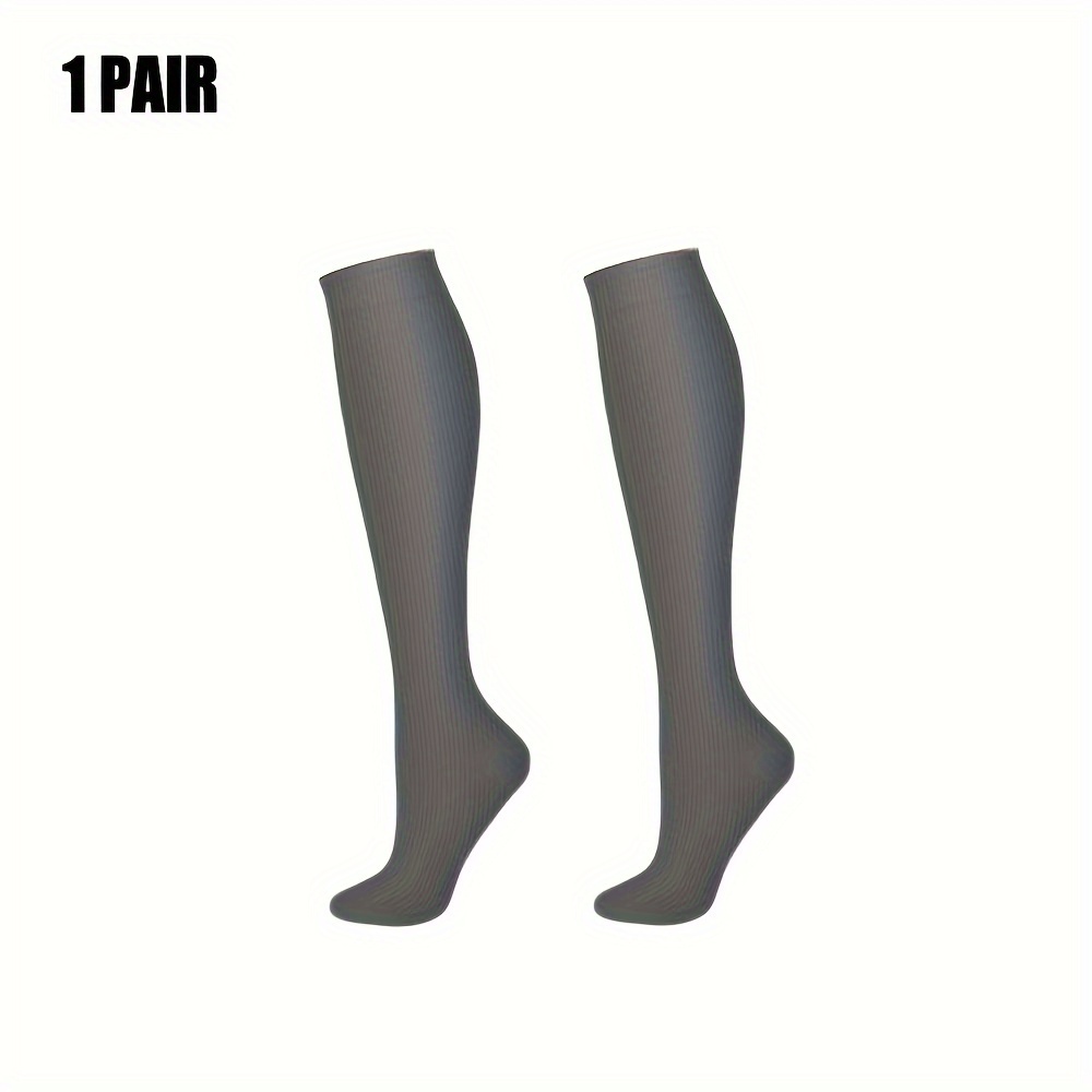 Compression Socks 15-20mmHg Graduated Knee High Socks for Women & Men