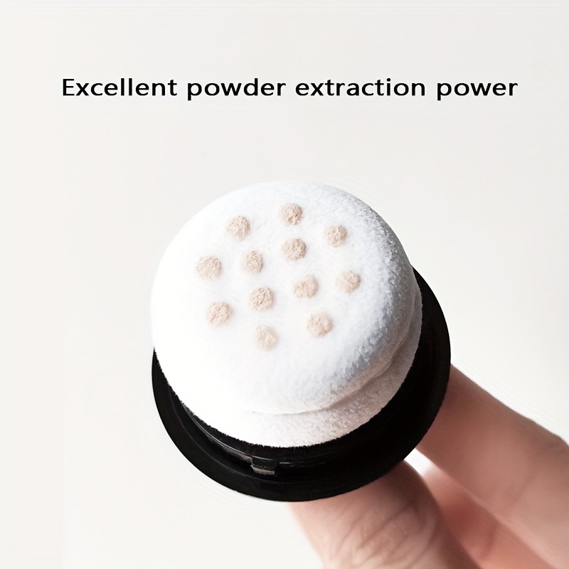 Powder Case With Mushroom Sponge Puff Portable Loose Powder Box