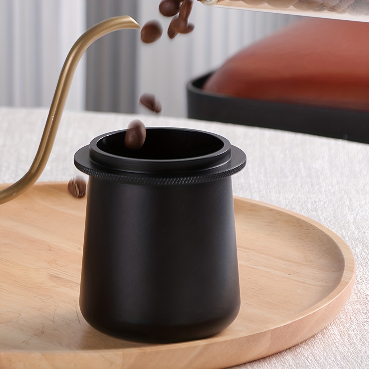 Tasse doseuse à doseuse pour porte-filtre Réduit le désordre du café moulu  Tasse à mesurer Tasse à poudre pour poignée de porte-filtre 58mm