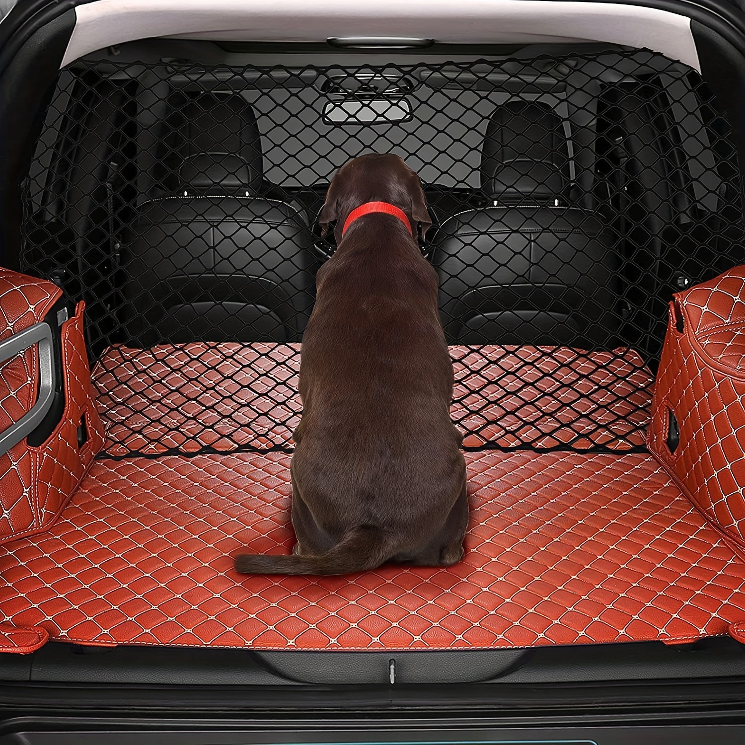 CASIMR Barrière de voiture pour chien pour SUV, véhicules, voitures,  barrière réglable pour animaux de compagnie, barrière pour animaux de  compagnie