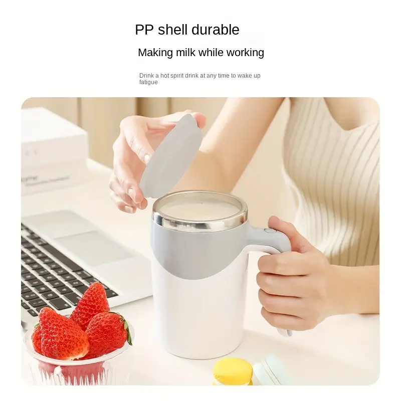 Smart Self-stirring Magnetic Mug - Stainless Steel Coffee Mixer Cup For  Perfect Temperature Every Time! - Temu