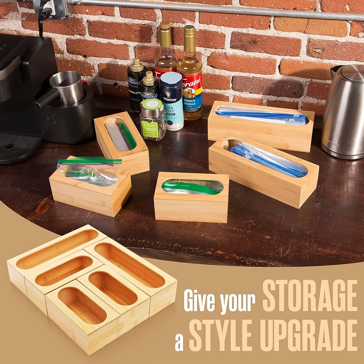 DIY Food Storage Wrap Organizer