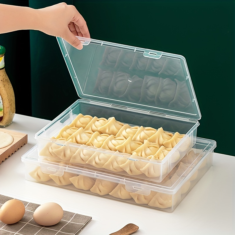  Dumpling Box,1Pc Clear Home Kitchen Frozen Dumpling