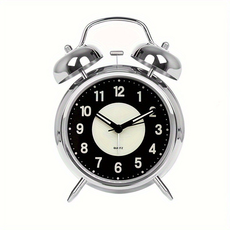 Reloj despertador inteligente silencioso Reloj electrónico Mesa Dormitorio  digital Mesa decorativa y accesorios Hora Led Wake Up Light Consumidor  (Blanco) ER